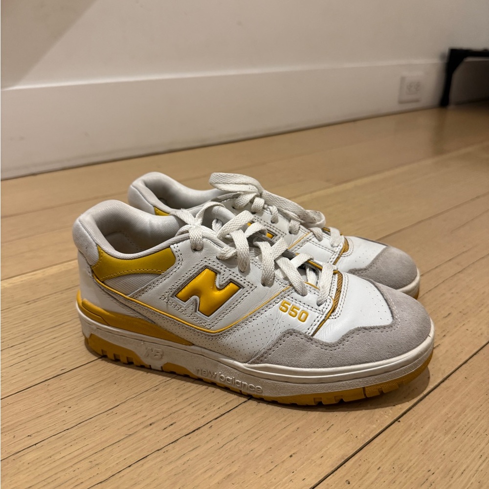 New Balance 550 “Varsity Gold” Yellow Sneakers